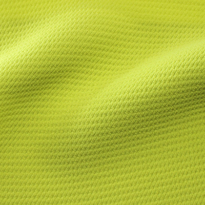 ストレッチワッフル イエロー(KKF9616-177) / Yellow Stretch Polyester