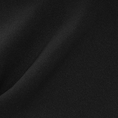 ストレッチ無地 ブラック(KKF9624-20) /  Black Stretch Polyester