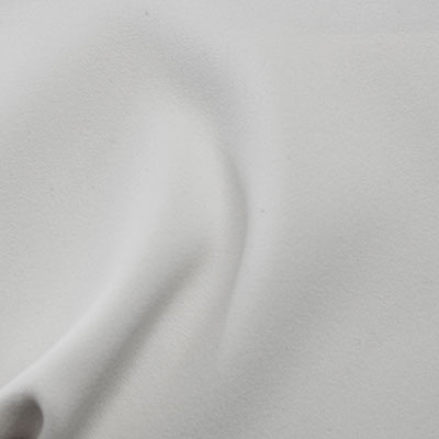 ストレッチ無地 ホワイト(KKF9624-21) / White Stretch Polyester