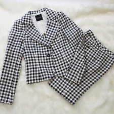 パンツスーツ かわいい-シェパード・チェック柄<br />Pants Suit in shepherd’s check