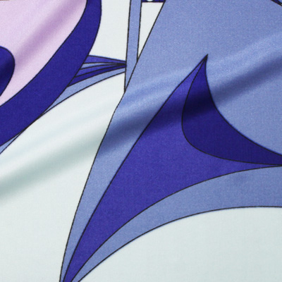 PAROLARI EMILIO PUCCI ブルー×ピンク / Blue & Pink Stretch Polyester (8223-12)