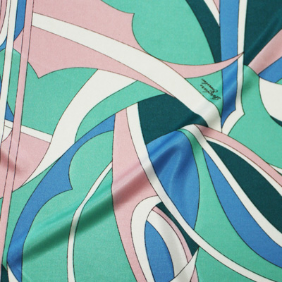 PAROLARI EMILIO PUCCI Green×Pink×LightBlue(8223-16) / Printed Stretchy