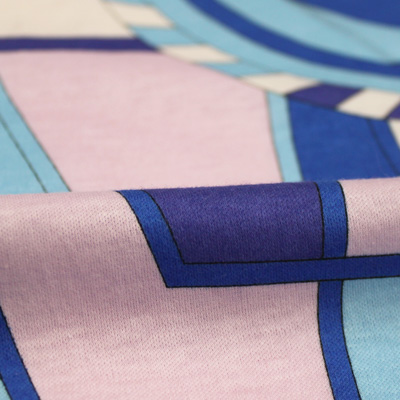 PAROLARI EMILIO PUCCI ストレッチ ピンク×ブルー×パープル プッチ柄(4417-43) / Blue & Pink Stretch Cotton