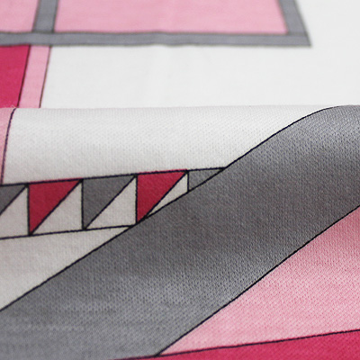 PAROLARI EMILIO PUCCI ストレッチ ピンク×ホワイト×グレー プッチ柄(4417-44) / Pink & White Stretch Cotton PAROLARI EMILIO PUCCI ストレッチ ピンク×ホワイト×グレー プッチ柄(4417-44) / Pink & White Stretch Cotton