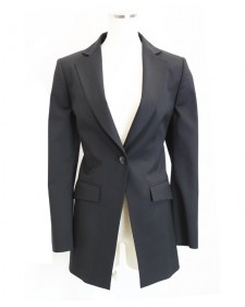 セミロングジャケット ブラックフォーマル<br />Black semi long formal jacket