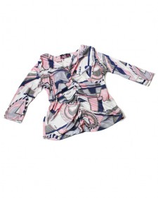 ブラウス PAROLARI EMILIO PUCCI生地<br />Top mad of PAROLARI EMILIO PUCCI fabric