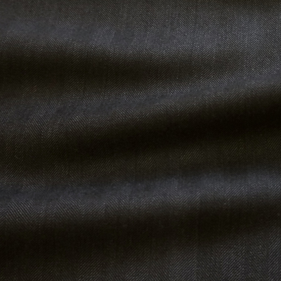 グレー ヘリンボーン・ストライプ / Gray Wool Herringbone Stripe (46602-4)