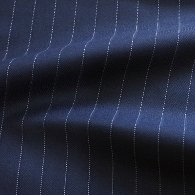 ブルー ピン・ストライプ / Blue Wool Pinstripe (46604-4)