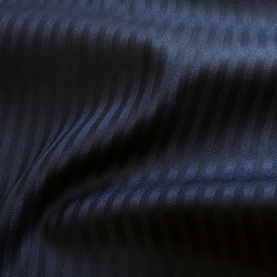 ネイビー ヘリンボーン・ストライプ / Navy Herringbone Stripe(46615-3)