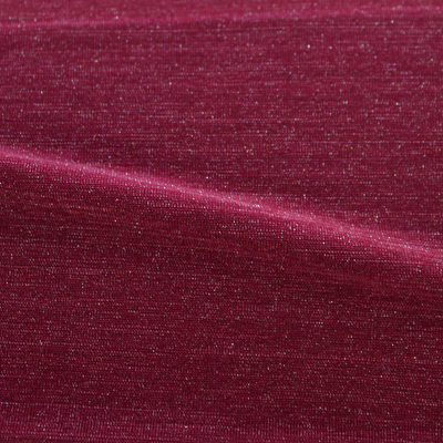レッド アルミグリッターラメ入り (KFG8034-AL-148) / Red Fabric with Glitter Lame (KFG8034-AL-148)
