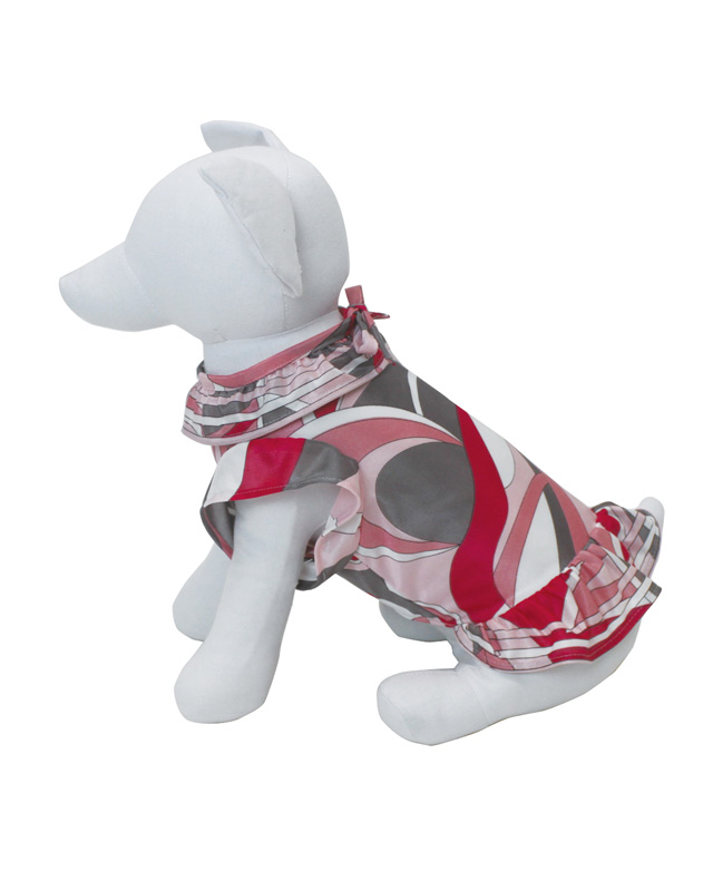 ペットウェア PAROLARI EMILIO PUCCI<br /> Dog’s dress made of  PAROLARI EMILIO PUCCI fabric