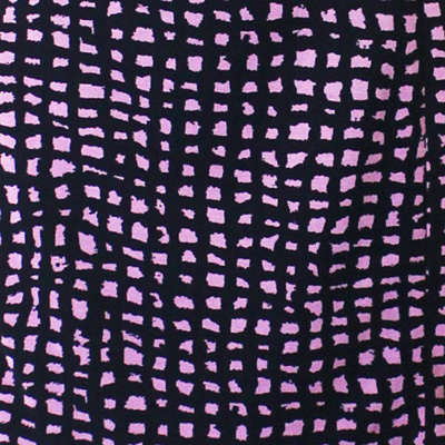 カジュアルブラック×ピンク 格子柄 / Pink & Black Distracted Print (KKP8035-18-D)