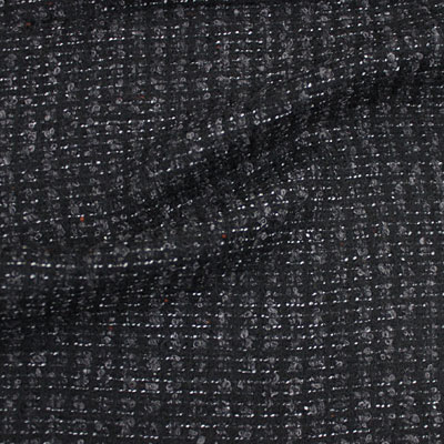 ファンシーループツイード / Black Tweed(70302-3)