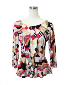 ペプラム フリルカットソー PAROLARI EMILIO PUCCI<br />Peplum Top with Frill at Front