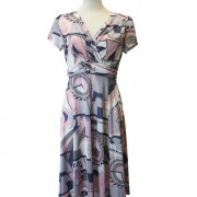 Pink Stretch Women’s A-line Dress