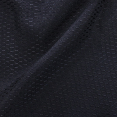 MON TRESORブラック シルク混オーバルドット(9103-18)<br />Black Silk Blend Fabric Oval Dots