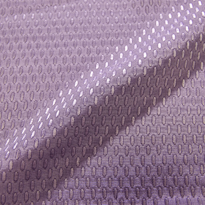MON TRESOR ラベンダー シルク混オーバルドット(9103-4)<br />Lavender Silk Blend Fabric Ovao Dots