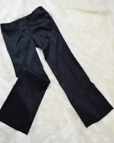ペイズリー柄ブラックパンツ<br />Black pants in paisely print