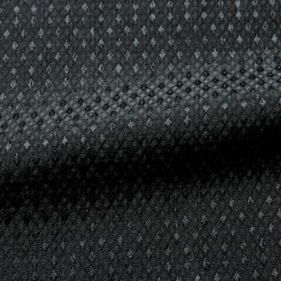 シルク混ダイヤモンドチェック織/Silk blend fabric with diamond weave（4120-15）