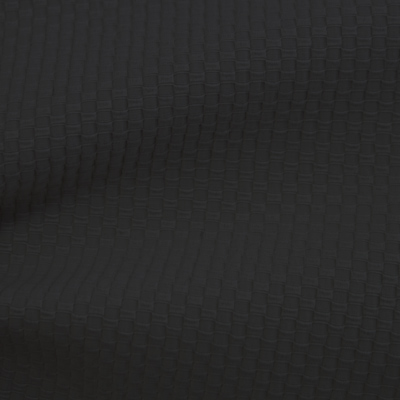 アートピケストレッチ　ブラック（52104-20）Black Pique Stretch Cloth