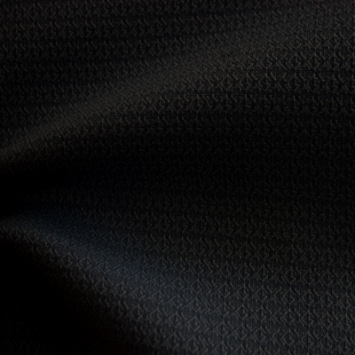 ポリエステルドビーストレッチ ブラック（52162-20）Black Dobby Stretch Cloth