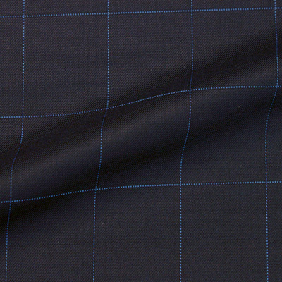 ネイビー格子（5CC544)<br />Checkered Navy Fabric