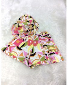 上品な発色のプッチ生地♪キュロットとハット<br />Culottes and Hat Made of Emilio Pucci Fabric