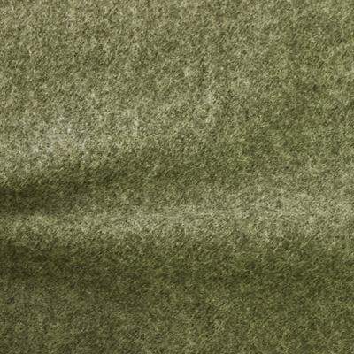 圧縮ウール　オリーブグリーン（76156-3）Olive Green Worsted Serge Fabric