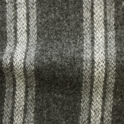 先染フラノ ドビー・ストライプ 三つのグレー(76269-1)Gray/Gray Stripe, Yarn Dyed Twill Fabric 先染フラノ ドビー・ストライプ 三つのグレー(76269-1)Gray/Gray Stripe, Yarn Dyed Twill Fabric