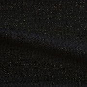 ソフトラメニット　ブラックラメ入り（KKF178－5）Black Soft, Stretchy Knit with Lame