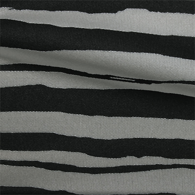スムースストレッチニット　ブラック・グレーストライプ（KKP3399-D#54GY）Black＆Gray Smooth Stretch Knit, Stripes