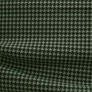 ハイテンションストレッチニット　ブラック・グリーン千鳥格子柄(KKF5200-95-GY) High Tension Stretch Knit, Black and Green Houndstooth