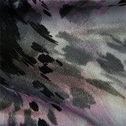 ブライトスムース 抽象柄 ブラック・ピンク・グレー（KKP7272-85-C）Black-Pink-Gray Abstract Print, Bright Smooth Stretch