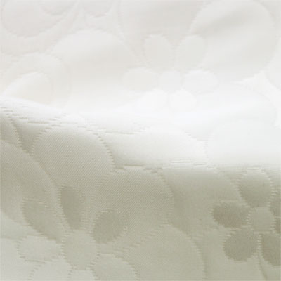 風通マットジャカート　ホワイト(KKF1536-58-21) Matted Jacquard Fabric, White