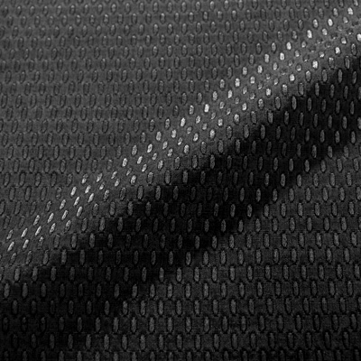 MON TRESOR チャコール シルク混オーバルドット　(9103-16)<br />Charcoal Silk Blend Fabric Oval Dots