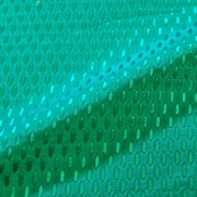 MON TRESOR エメラルドグリーン シルク混オーバルドット　(9103-6)<br />Emerald Green Silk Blend Fabric Oval Dots