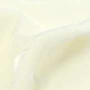 シルクベルベットベロア/クリームホワイト（13191-1） Stretch Silk Velour, Cream White