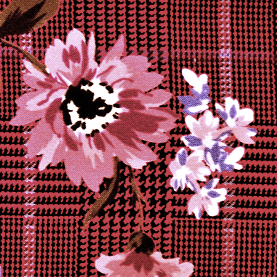 ピンク/（kkp5727D/#45-b） Pink Flower＆checker