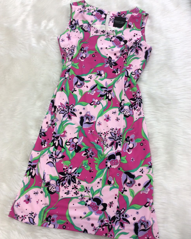 プッチ花柄Ａラインワンピース/<br />Pucci floral pattern A-line one-piece dress