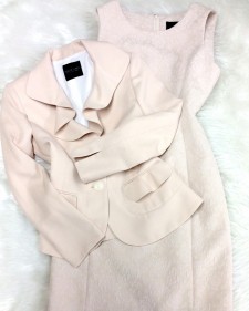 ベージュジャケット＆ワンピース/<br />Beige jacket & One-piece dress