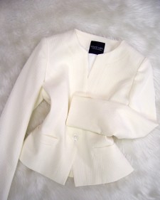 白柄ジャケット/<br />White pattern jacket