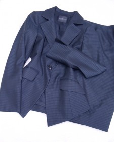 グレー柄スカートスーツ/<br /> Gray pattern skirt suit