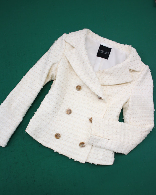 白リントンジャケット/<br />White Lynton jacket