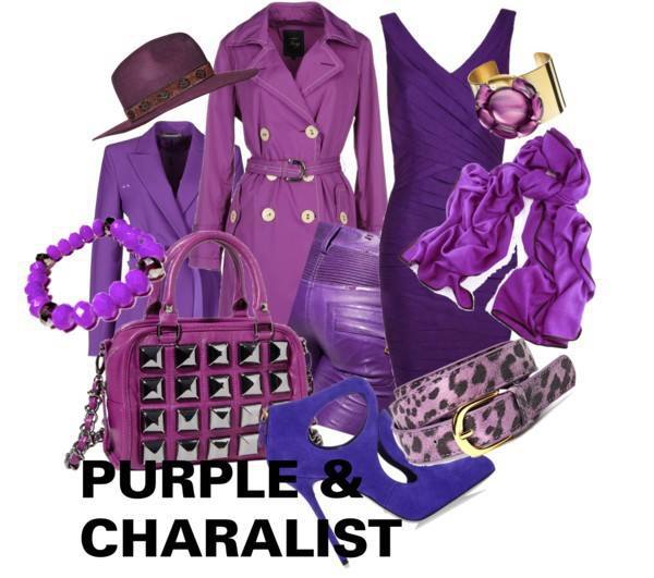 パープル 紫色 レディーススーツ