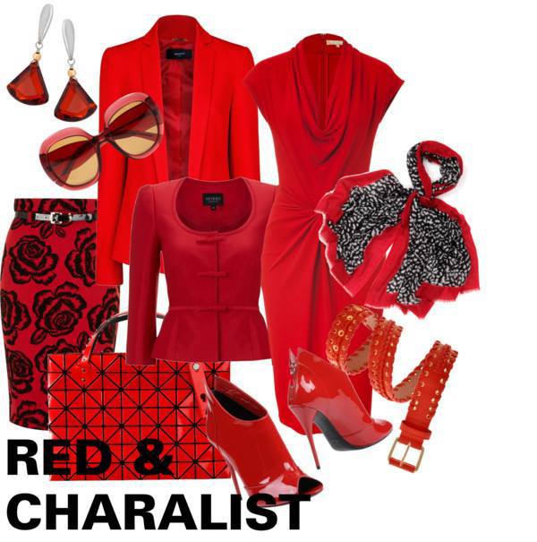 レッド 赤色 レディーススーツ